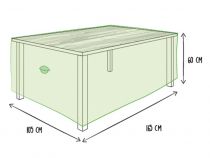 Housse D\'Extérieur Pour Table Max. 160 Cm (COCT160)