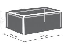 HOUSSE D\'EXTÉRIEUR POUR TABLE max. 180 cm (OCT180)