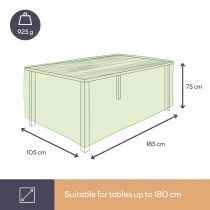 HOUSSE D\'EXTÉRIEUR POUR TABLE max. 180 cm (OCT180)