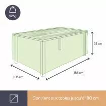HOUSSE D\'EXT&Eacute;RIEUR POUR TABLE max. 180 cm (OCT180)