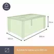 HOUSSE D\'EXTÉRIEUR POUR TABLE max. 220 cm (OCT220)
