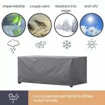 HOUSSE D\'EXT&Eacute;RIEUR POUR TABLE max. 220 cm (OCT220)