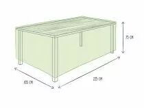 HOUSSE D\'EXT&Eacute;RIEUR POUR TABLE max. 220 cm (OCT220)