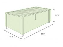 HOUSSE D\'EXTÉRIEUR POUR TABLE max. 240 cm (OCT240)