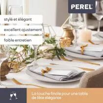 HOUSSE EXTENSIBLE POUR TABLE RECTANGULAIRE - BLANC (FP410)