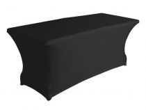 HOUSSE EXTENSIBLE POUR TABLE RECTANGULAIRE - NOIR (FP411)