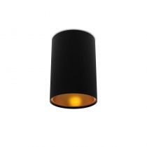 HOYA SPOT SAILLIE GU10 CYLINDRE NOIR/DORE (6811)
