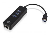 Hub 3 ports USB 3.2 Gen1 avec port réseau Gigabit (ACTAC6310)