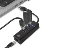 Hub 3 ports USB 3.2 Gen1 avec port réseau Gigabit (ACTAC6310)