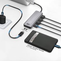 Hub USB 3.1 à 4 ports avec adaptateur d\'alimentation externe (ACTAC6121)