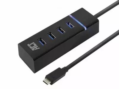 Hub USB-C 3.2 Gen1 4 x USB-A (ACTAC6415)
