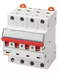 Inetrrupteur de manoeuvre sectionneur - 2p 100a 415v - 2 moduli