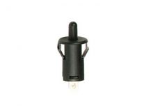 Interrupteur 1p on - (off) / 2a - 250vac - noir (R1858C)