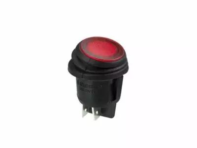 Interrupteur � bascule illumin� - rouge - 2p/on-off (R13244BR/LED)