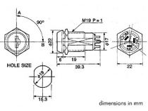 Interrupteur a cle 1 x inverseur unipolaire (KS2)