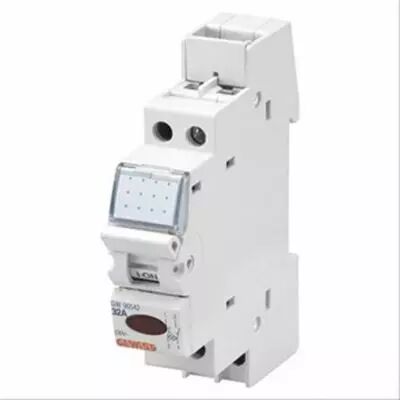 Interrupteur de commande - avec voyant de signalisation - 32a 2p 230v - 1 module