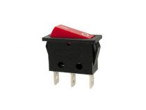 Interrupteur de puissance a bascule 10a-250v spst on-off - avec temoin neon rouge (R901A)