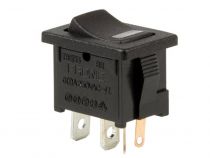 Interrupteur de puissance a bascule 5a-250v spst on-off - avec led rouge (R1933EN)