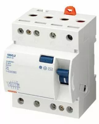 Interrupteur diff�rentiel - 4p 125a type a instantan�s idn=0,5a 230/400v - 4 modules