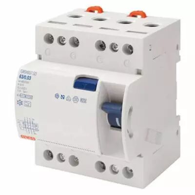 Interrupteur diff�rentiel - 4p 125a type ac instantan�s idn=0,5a 230-400v - 4 modules