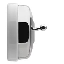 Interrupteur Dimbler va-et-vient en m&eacute;tal couleur chrome brillant, corps en porcelaine blanche (60308682)
