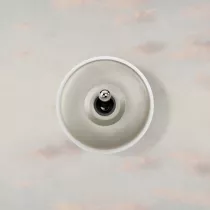 Interrupteur Dimbler va-et-vient en m&eacute;tal couleur chrome brillant, corps en porcelaine blanche (60308682)