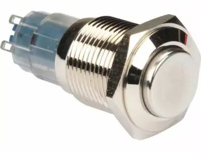 Interrupteur rond m�tallique haut dpdt 2no 2nc (R1711)