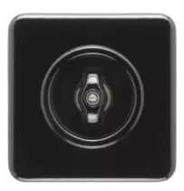 Interrupteur rotatif commande pour volet roulant bakelite noire (186895)