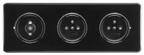 Interrupteur rotatif Permutateur bakelite noire (186884)