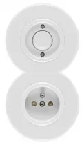 Interrupteur simple bakelite/duroplaste blanc (176407)