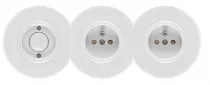 Interrupteur simple bakelite/duroplaste blanc (176407)