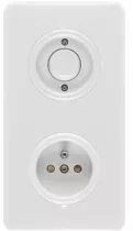 Interrupteur simple bakelite/duroplaste blanc (176407)