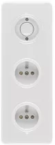 Interrupteur simple bakelite/duroplaste blanc (176407)