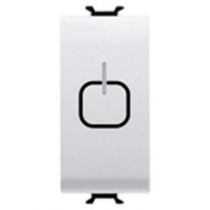 Interrupteur tactile - 230v ac 50hz - 1 module - blanc - chorus