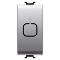 Interrupteur tactile - 230v ac 50hz - 1 module - titane - chorus