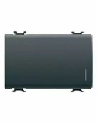 Interrupteur unipolaire 250v ac - 16ax � voyant - localisation - 3 modules - noir - chorus