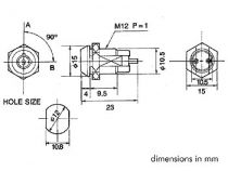 Interrupteur unipolaire a clef + pompe (KS11)
