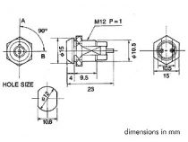 Interrupteur unipolaire a clef + pompe (KS11)