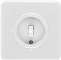 Interrupteur va-et-vient bakelite/duroplaste blanc (176405)