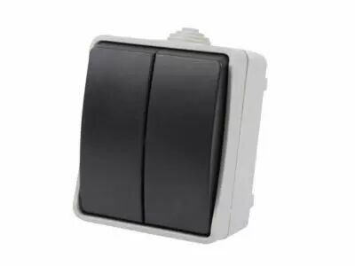 Interrupteur Va-Et-Vient Double - Usage � L\'Ext�rieur (EWSW2W)
