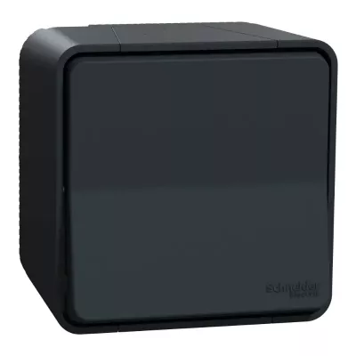 Interrupteur va et vient en saillie Mureva styl IP55 gris (MUR35021)