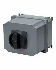 Interrupteurs rotatif - en saillie - commande - atex - bo�tier aluminium - poign�e noir - 4p 63a - ip65