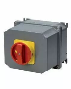 Interrupteurs rotatif - en saillie - commande - atex - bo�tier aluminium - poign�e rouge - 3p 100a - ip65