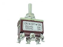 Inverseur dpdt 2p on-off-on 10a/250v (JS-511C)