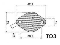 Isolant silicone calorifere pour to3 (S/TO3)