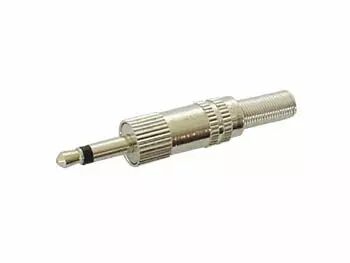 Jack male 3.5mm mono nickele (CA003)