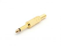 Jack male 6.35mm mono dore (CA023)