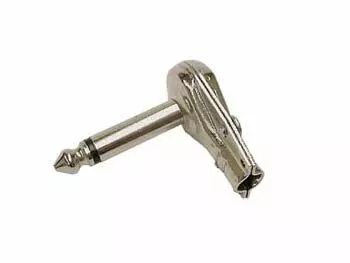 Jack male coude (90�) 6.35mm mono nickel (CA025)