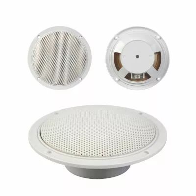 Jeu de 2 haut-parleurs coniques 5 avec grilles & resistant a l\'eau 80w / 8 ohm (1 paire) (VDSWPS5N)
