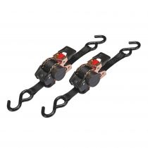 JEU DE 2 x SANGLE D\'ARRIMAGE À CLIQUET - 300 kg - 3 m x 25 mm (ARAT11X2)